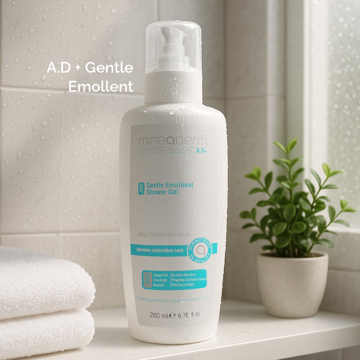 Mineaderm A.D + Gentle Emollient Shower Gel